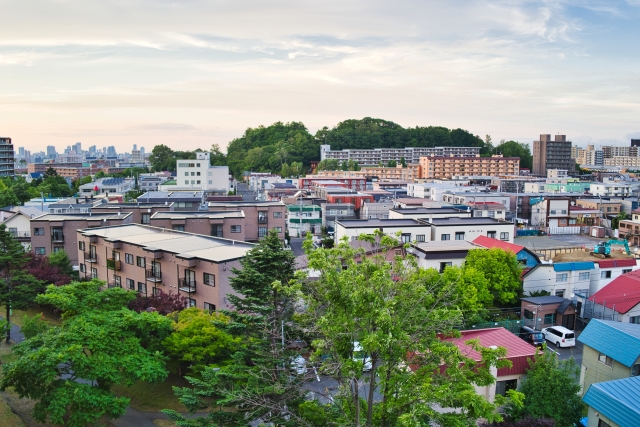 札幌市の住宅街